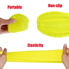 Waterproof Silicone Shoe Covers Reusable Non-Slip Wear-Resistant Rain Shoe Covers Protector Anti-Slip Boot For Outdoor Rainy Day