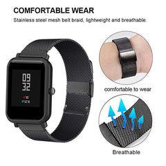 2in1 Wrist Strap for Amazfit Bip U Pro Case Correa Metal Bracelet for Amazfit GTS 4 3 2 mini Bip U Band Screen Protector Belt