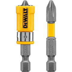 DEWALT Power Bit and Sleeve Set Max Fit Phillips #2 S X 2" L S2 Tool Steel 3PK Drill Driver Tool Accessories