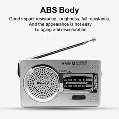 Radio AM FM Battery Operated Portable Radio Best Reception Longest Lasting For Emergency Hurricane Running Walking Home