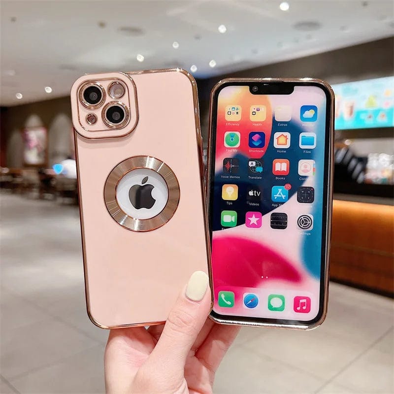 iPhone Case Luxury Plating Shockproof Silicone Cover Phone Accessories