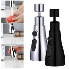 360° Rotating  Kitchen Tap Faucet Extender Aerator Plastic Splash Filter Kitchen Washbasin Bubbler Nozzle Aerator