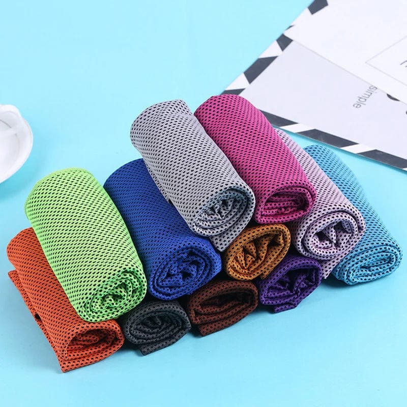 Ice Cooling Cloth Gym Club Yoga Sports Cold Washcloth Running Football Basketball Cooling Ice Beach Towel Gift