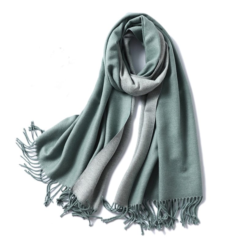 Winter Cashmere Scarf Women Thick Warm Shawls Wraps Lady Solid Scarves Fashion Tassels Pashmina Blanket Quality Foulard 2023 New