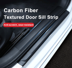 Nano Carbon Fiber Car Sticker Paste Protector Strip DIY Automotive Protective Film Auto Door Sill Side Mirror Anti Scratch Tape