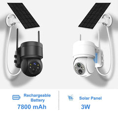 2.5K 4MP WiFi Wireless Outdoor IP Camera Solar Panel 1080P CCTV Security Camera Battery Long Standby ICsee Video Surveillance