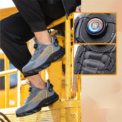 Work Sneakers Protective Shoes Safety Industrial Puncture-Proof Anti-smash Steel Toe Shoes