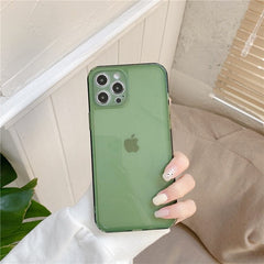 Retro kawaii jelly green Transparent Japanese Phone Case For iPhone 14 Plus 14 13 12 11 Pro Max Xr Xs Max 7 Plus case Cute Cover