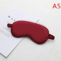 1Pc Eyeshade Sleeping Eye Mask Cover Eyepatch Blindfold Solid Portable New Rest Relax Eye Shade Cover Soft Pad