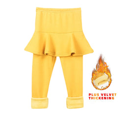 Solid Color Girls Pants Kids Leggings 2-10Y Children Clothing Autumn Cotton Leggings Warm Baby Girl Skirt-pants High Quality