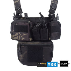 SINAIRSOFT CS Match Wargame TCM Chest Rig Airsoft Tactical Vest Military Gear Pack Magazine Pouch Holster Molle 500D Nylon Swat