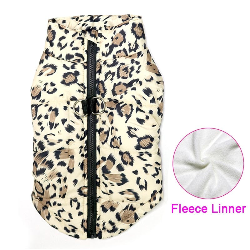 Padded Winter Warm Dog Clothes Waterproof Pet Vest Zipper Jacket For Small Medium Large Dogs Pug Chihuahua French Bulldog Coat - Wowza