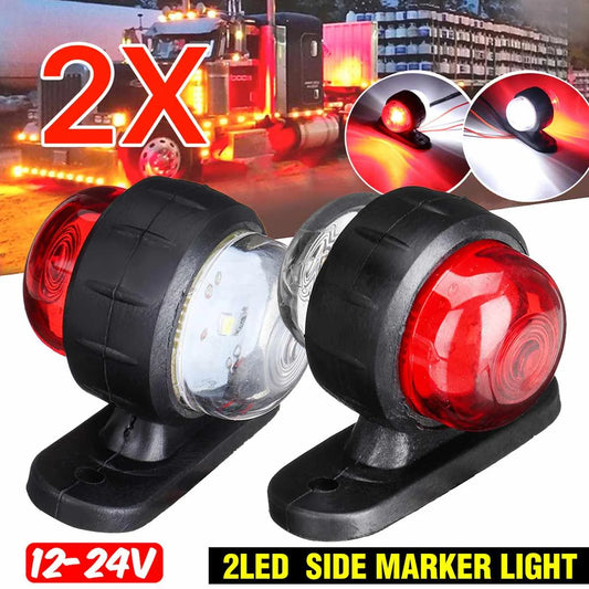 Truck Trailer Lights LED Side Marker 12V 24V Position Lamp Lorry Tractor Clearance Lamps Parking Light Red White