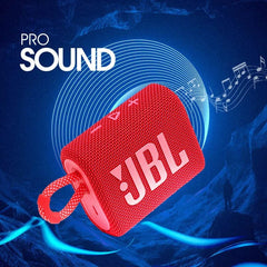 JBL GO3 100%Original Wireless Speaker With Bluetooth 5.1, Portable Waterproof Speaker, Suitable For Outdoor, Sports