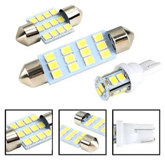 20pcs Car Interior LED Light T10/31mm/42SMD Universal Dash Lights Reading Lights Led Bulbs Combination Set DC12V