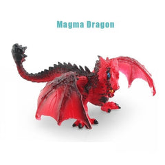 Hot Realistic Mythical Animal Model Dragon Figurines Simulation Monster Warcraft Firehawk Action Figure Children Colection Toys