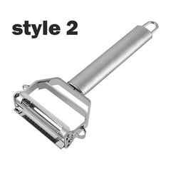 High Quality Stainless Steel Potato Cucumber Carrot Grater Julienne Peeler Vegetables Fruit Peeler Double Planing Grater Tools - Wowza