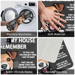 Your Pet Doormat Anti-Slip Kitchen Bathroom Mat Bedroom Balcony Floor Door Entrance Carpet Rug