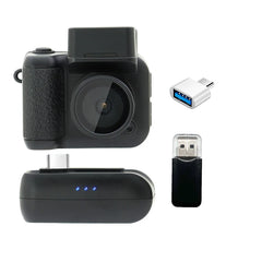Y4000 HD 1080P Mini Keychain Camera With Flash Lamp Battery Dock Portable Video Recorder DV With Screen Kids Campus Retro Camera