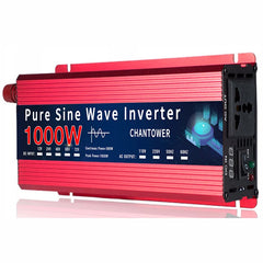 Inverter 12v/24v To 110v/220v Pure Sine Wave Inverter 12v 220v 1000W 1600W DC To AC Portable Auto Converter Car Solor Inverter