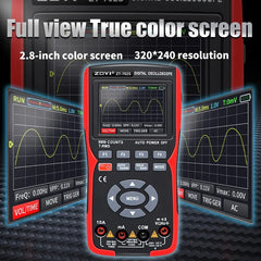 ZT-702S 2In1 Digital Oscilloscope Multimeter Real-time sampling rate 48MSa/s True RMS 1000V Professional Tester with 2.8" screen