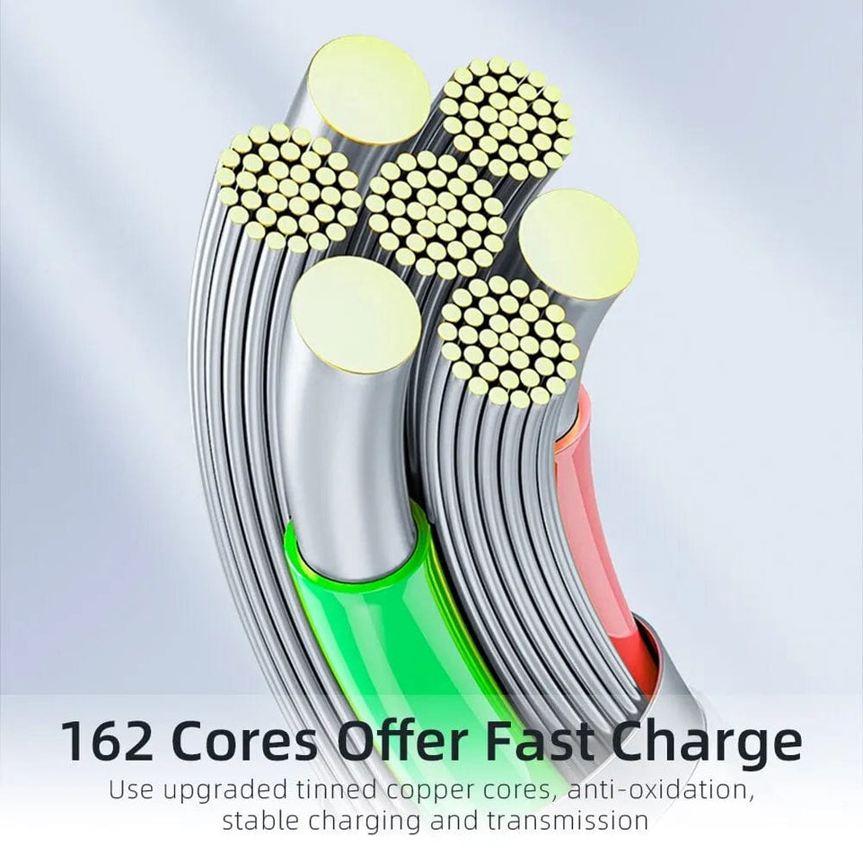 All phones Rotate 3A Fast Charging Magnetic Cable Micro USB Type C Cable Magnet Charger Phone Data Wire Cord
