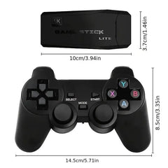 Video Game Stick 4K Video Game M8 Console 64GB Double Wireless Controller For 10000 Retro Games Kid Xmas Gift