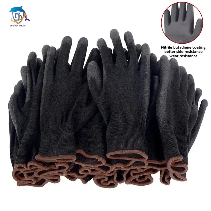 Work Gloves Safety Work Gloves Repair Gloves Palm Coated Gloves Carpenter Repairman Supplies