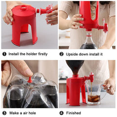 Magic Tap Water Dispenser for Soda Coke Drinks Bottled Water Home Party Office Bar Upside Down Drinking Dispense Gadgets