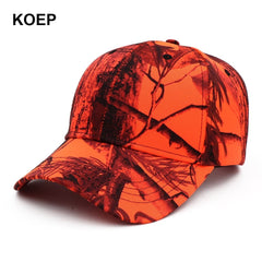 KOEP New Camo Baseball Cap Fishing Caps Men Outdoor Hunting Camouflage Jungle Hat Airsoft Tactical Hiking Casquette Hats