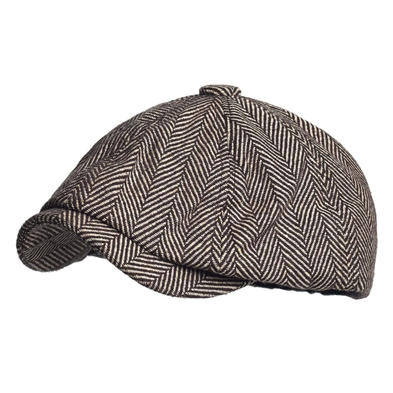 Peaky Blinders Hat Men's Newsboy Hats Vintage Herringbone Octagon Cap Women Berets Gatsby Flat Hat British Painters Hats Soft