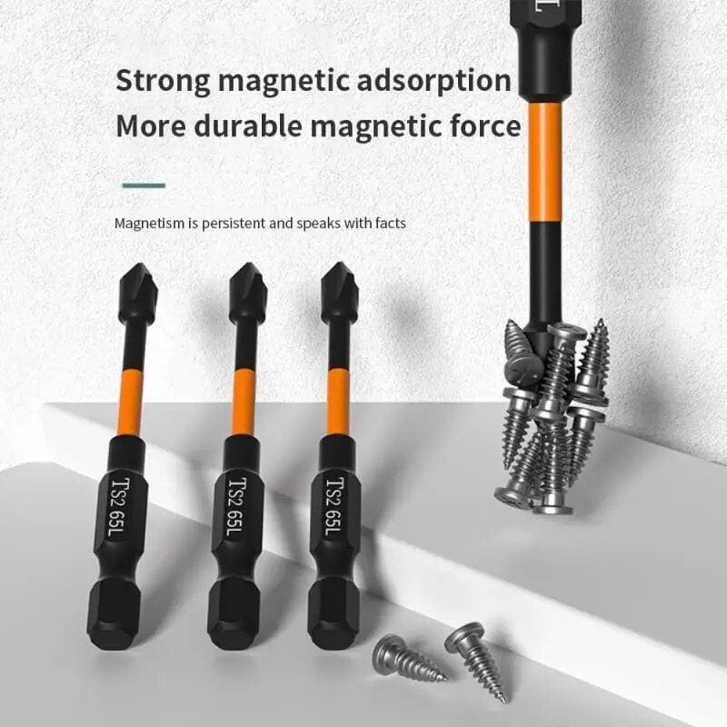 Screwdriver Drill Bit Magnetic Batch Head Impact Strong Cross Screwdriver Set Screwdriver Anti Non-slip WaterProof Bits Set