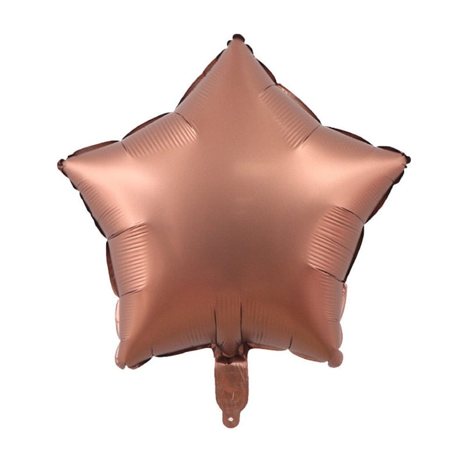 10pcs Multi Rose Gold Heart Foil Balloons Helium Balloon Kids Birthday Party Decorations Wedding Balloons Baby Shower Supplies