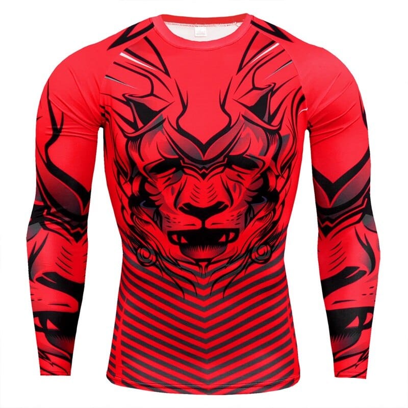 Men's Long Sleeve T-shirts Gym Clothing Sportswear Sporting Cry Fit Running Man Rashguard Men T-shirt Sport Compression T Shirt