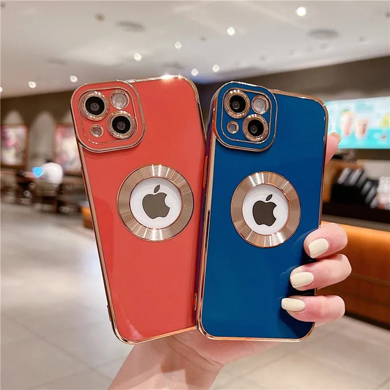 iPhone Case Luxury Plating Shockproof Silicone Cover Phone Accessories