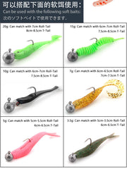 Jig head hook fishing hook head Jig lure hard bait soft worm jig hook for fishing