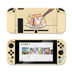 GeekShare Case Cute Steamed Bread Rabbit Cartoon Soft Full Cover Back Girp Shell For Nintendo Switch Accessories