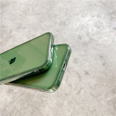 Retro kawaii jelly green Transparent Japanese Phone Case For iPhone 14 Plus 14 13 12 11 Pro Max Xr Xs Max 7 Plus case Cute Cover