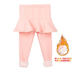 Solid Color Girls Pants Kids Leggings 2-10Y Children Clothing Autumn Cotton Leggings Warm Baby Girl Skirt-pants High Quality