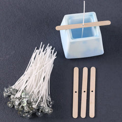 8-20cm 100 PCS Candle Wicks Smokeless Wax Pure Cotton Core for DIY Candle Making Pre-waxed Wicks Party Supplies