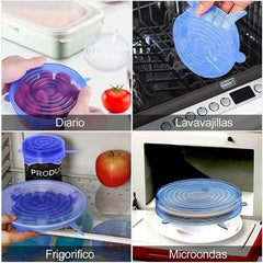 Silicone Cover Fresh-keeping Stretch Lid Reusable Airtight Cap Wrap Kitchen Accessories Refrigerator Storage