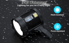 Spotlight 900000 Lumens Rechargeable Led Spot Lights Handheld Large Flashlight Super Bright Outdoor Solar Spotlights Searchlight