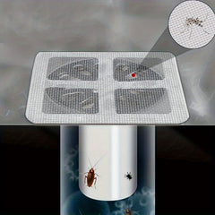 Hair Catchers Disposable for Shower Mesh Shower Drain Covers - Floor Sink Strainer Filter Mesh Stickers Bathroom Accessories