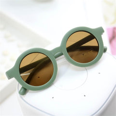 2023 New Fashion Children's Sunglasses Infant's Retro Solid Color Ultraviolet-proof Round Convenience Glasses Eyeglass For Kids