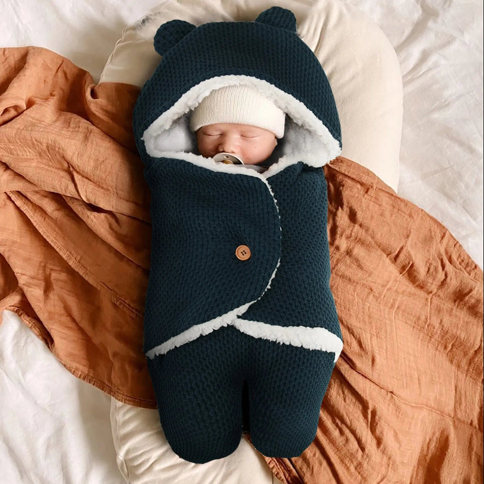 Winter Newborn Sleeping Bags Baby Swaddle Wrap New Born Blanket Baby Items Stroller Sleeping Bag Babies Bed Bedding Mother Kids