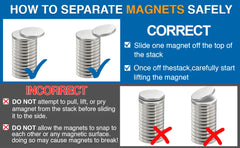 Disc Magnets for Fridge Powerful NeodymiumRare Earth Magnets ,DIY, Building, Scientific, Craft, and Office Magnets