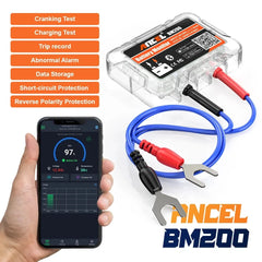 12V Battery Monitor Wireless Bluetooth Car Battery Health APP Monitoring Battery Tester Tools For Android IOS