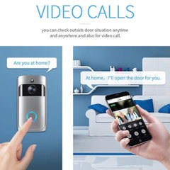 WiFi doorbell Camera Smart WI-FI Video Intercom Door Bell Video Call For Apartments IR Alarm Wireless Security Camera Doorbell