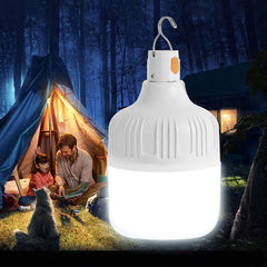 Outdoor USB Rechargeable LED Lamp Bulbs High Brightness Emergency Light Hook Up Camping Fishing Portable Lantern Night Lights