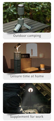 LED Outdoor Camping Lantern, UBS Rechargeable, Adjustable Color Temperature Outdoor Portable Lantern, IP65 Waterproof,